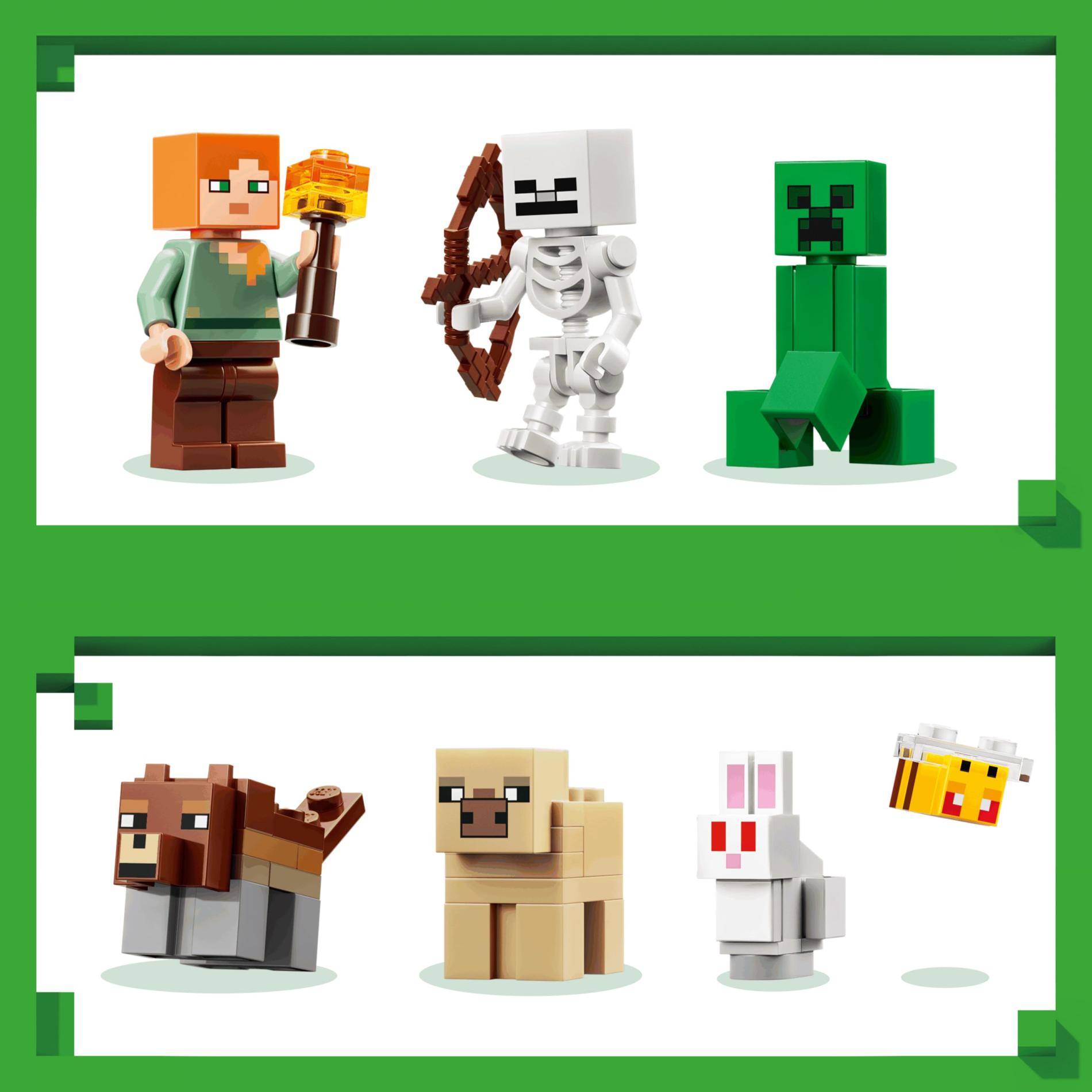 Конструктор LEGO Minecraft Первое ночное приключение 301 дет. - фото 5
