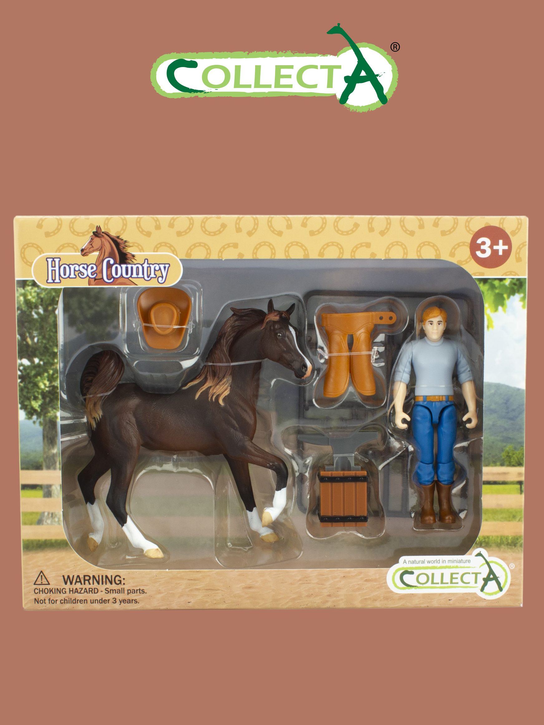 Изображение товара Игровой набор Collecta Кузнец с аксессуарами для подковки развивающая игрушка для малышей Изображение товара Игровой набор Collecta Кузнец с аксессуарами для подковки развивающая игрушка для малышей