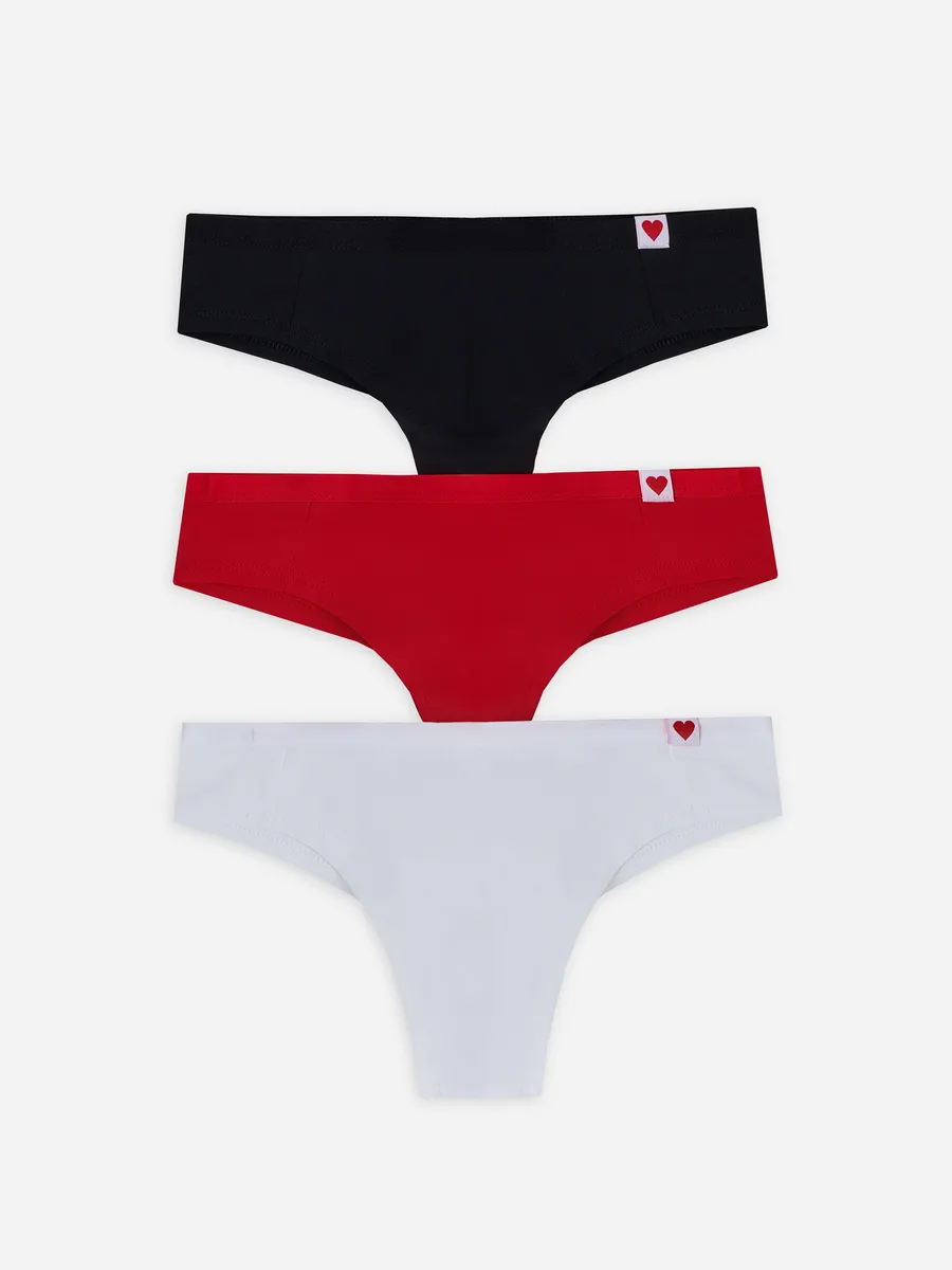 Трусы 3 шт Mark Formelle (Марк Формэль) 412247H-3/красный1 - фото 1