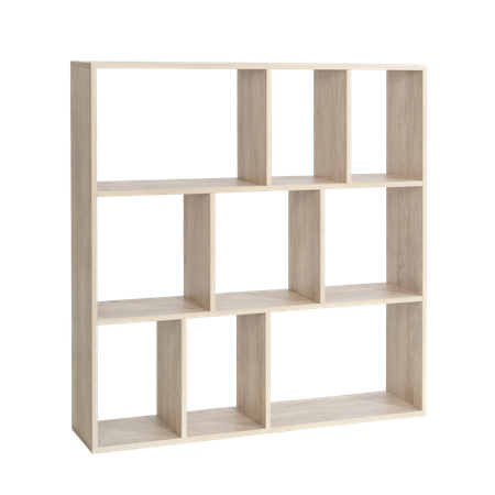 Стеллаж деревянный Comfort Avenue Алиса Сонома 8129 109.9х109.9х24