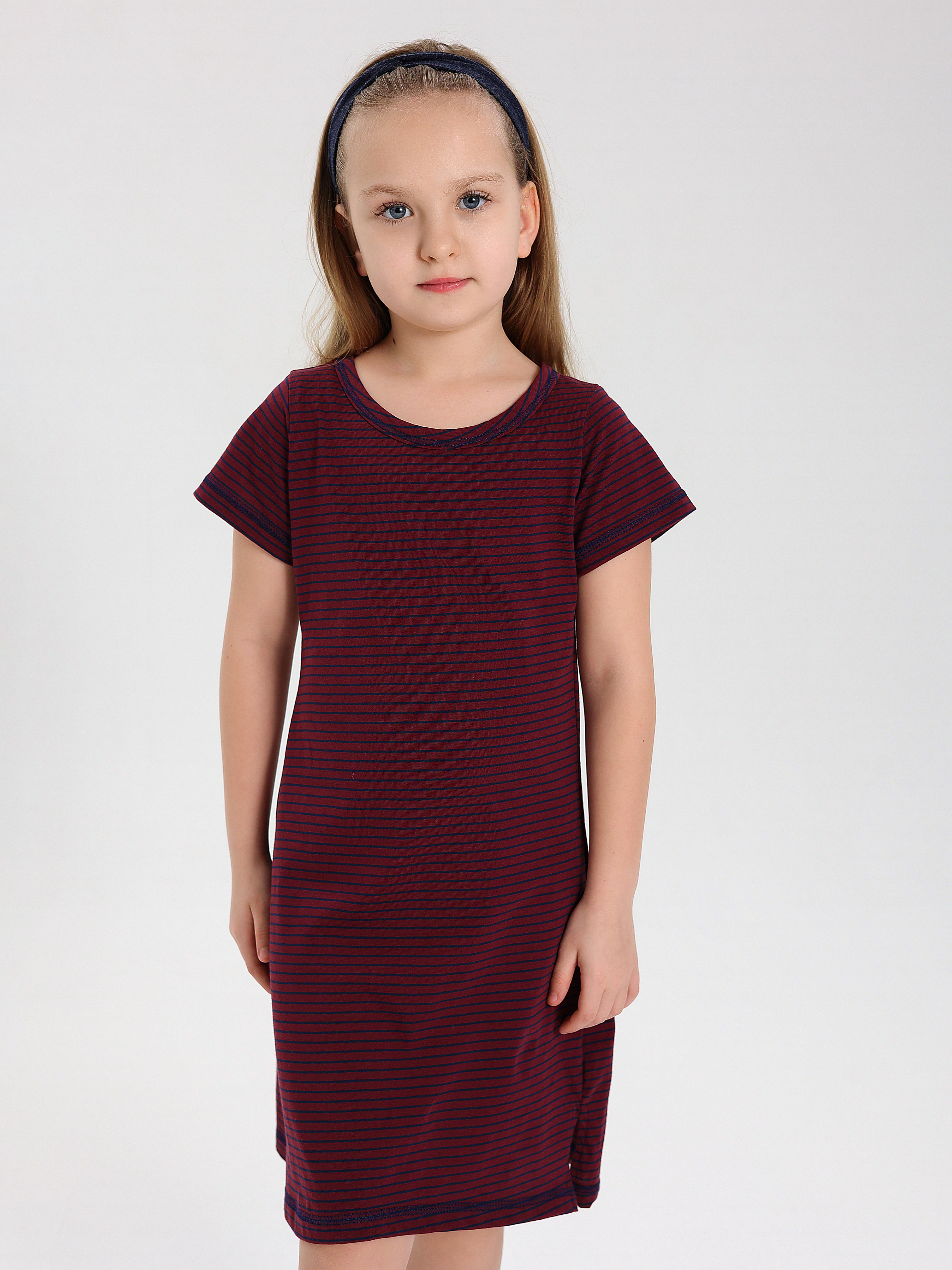 Сорочка ночная RobyKris 30-03-12п/бордо - фото 1