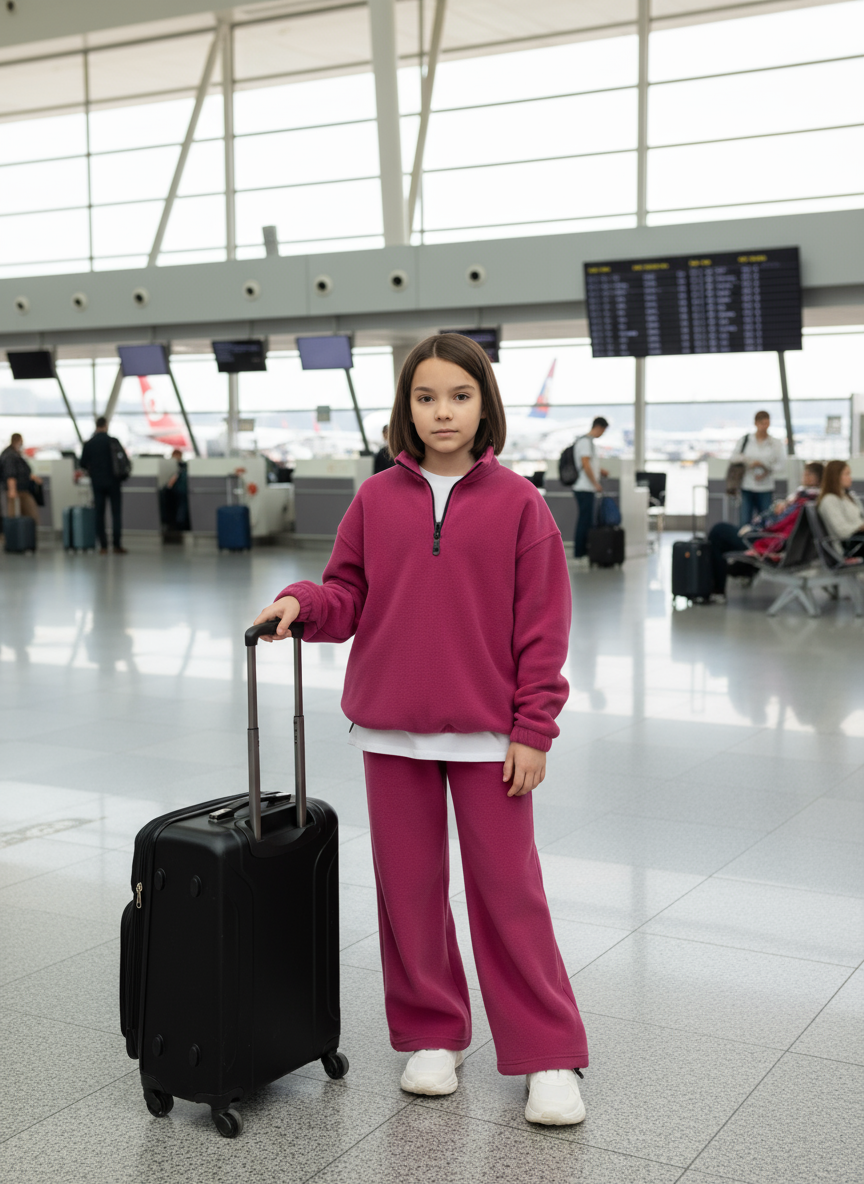 Костюм флисовый ULTRA 7074-ул фуксия - фото 6