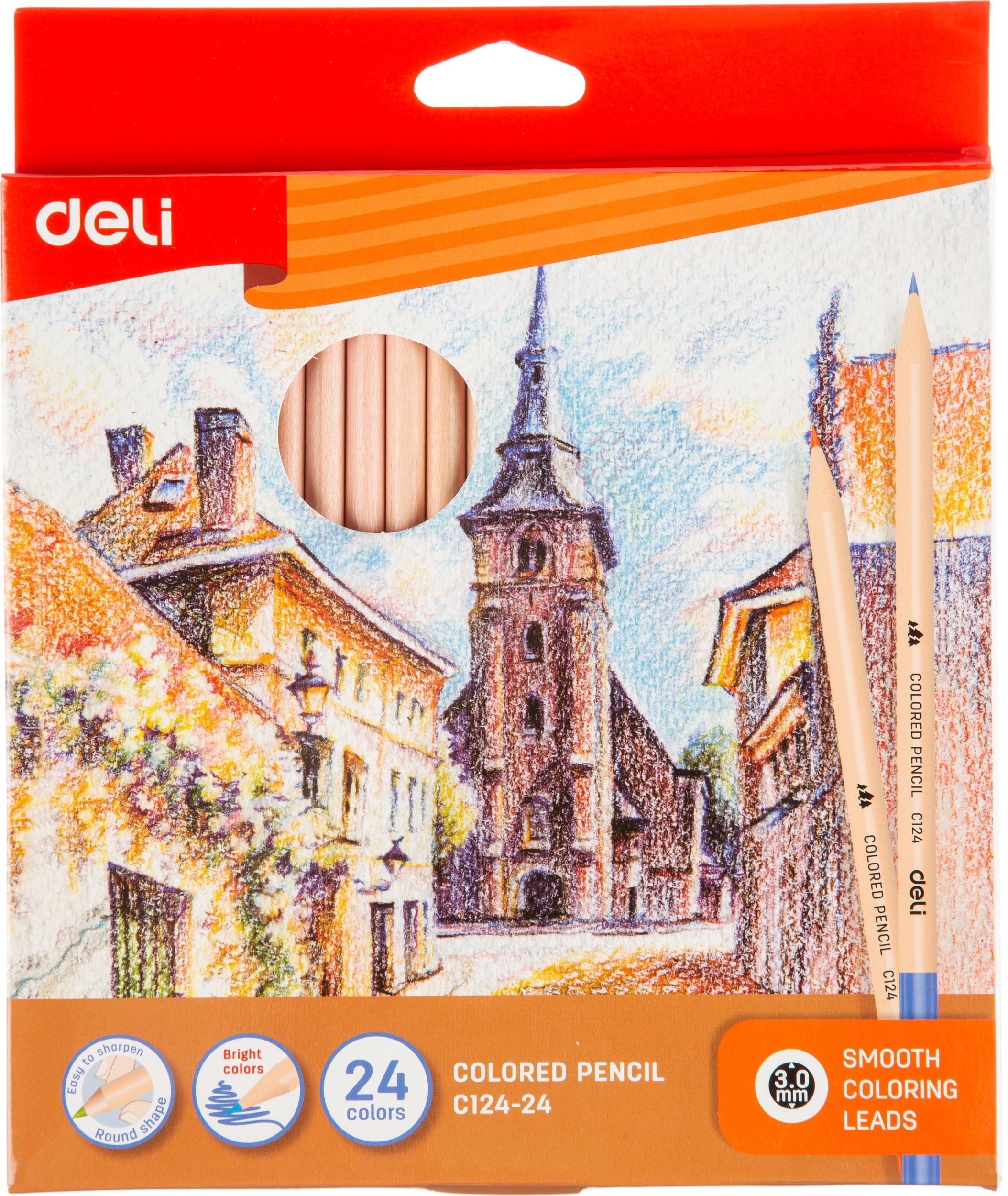 Карандаши цветные Deli - фото 1
