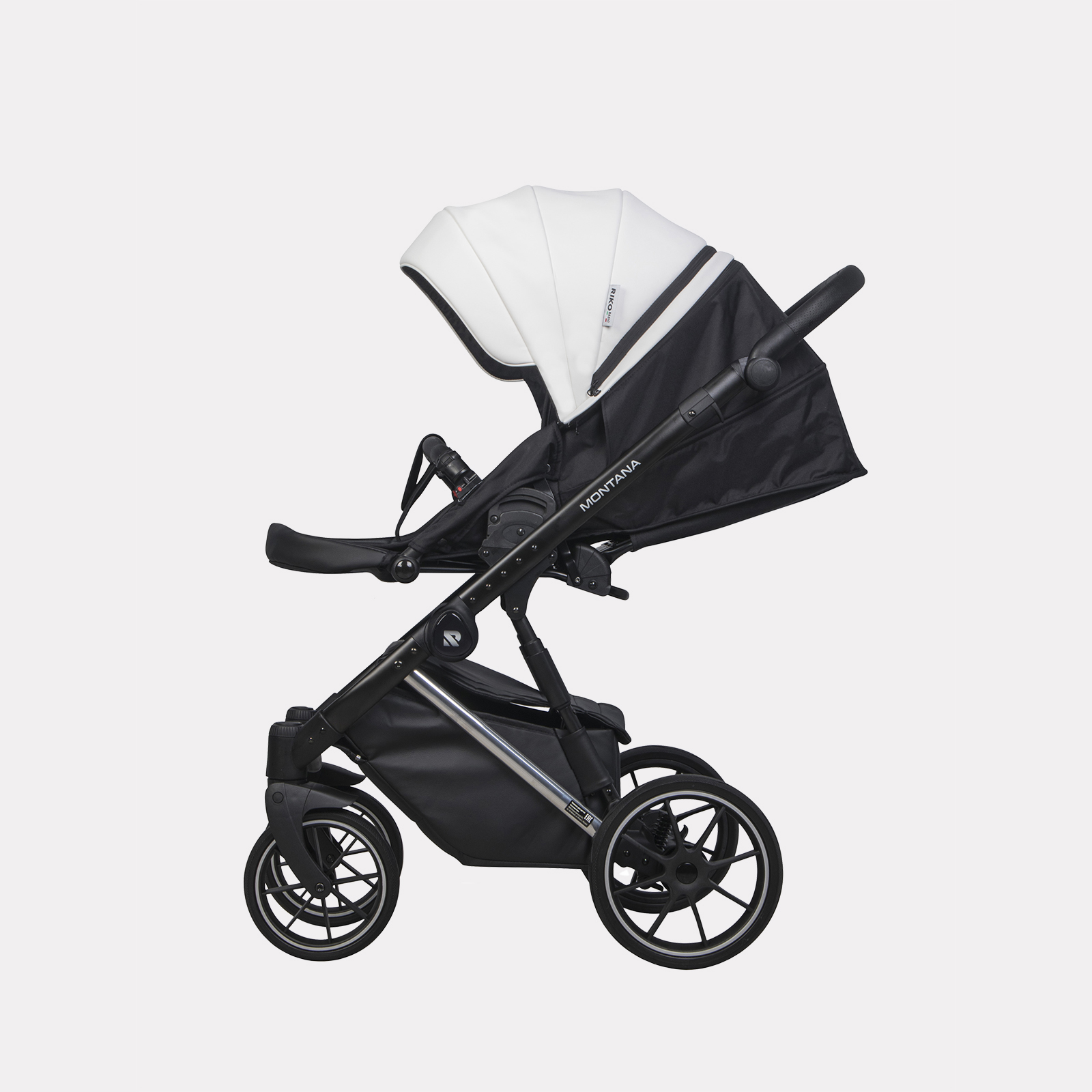 Коляска 2в1 Riko Basic Montana Premium Silver - фото 10