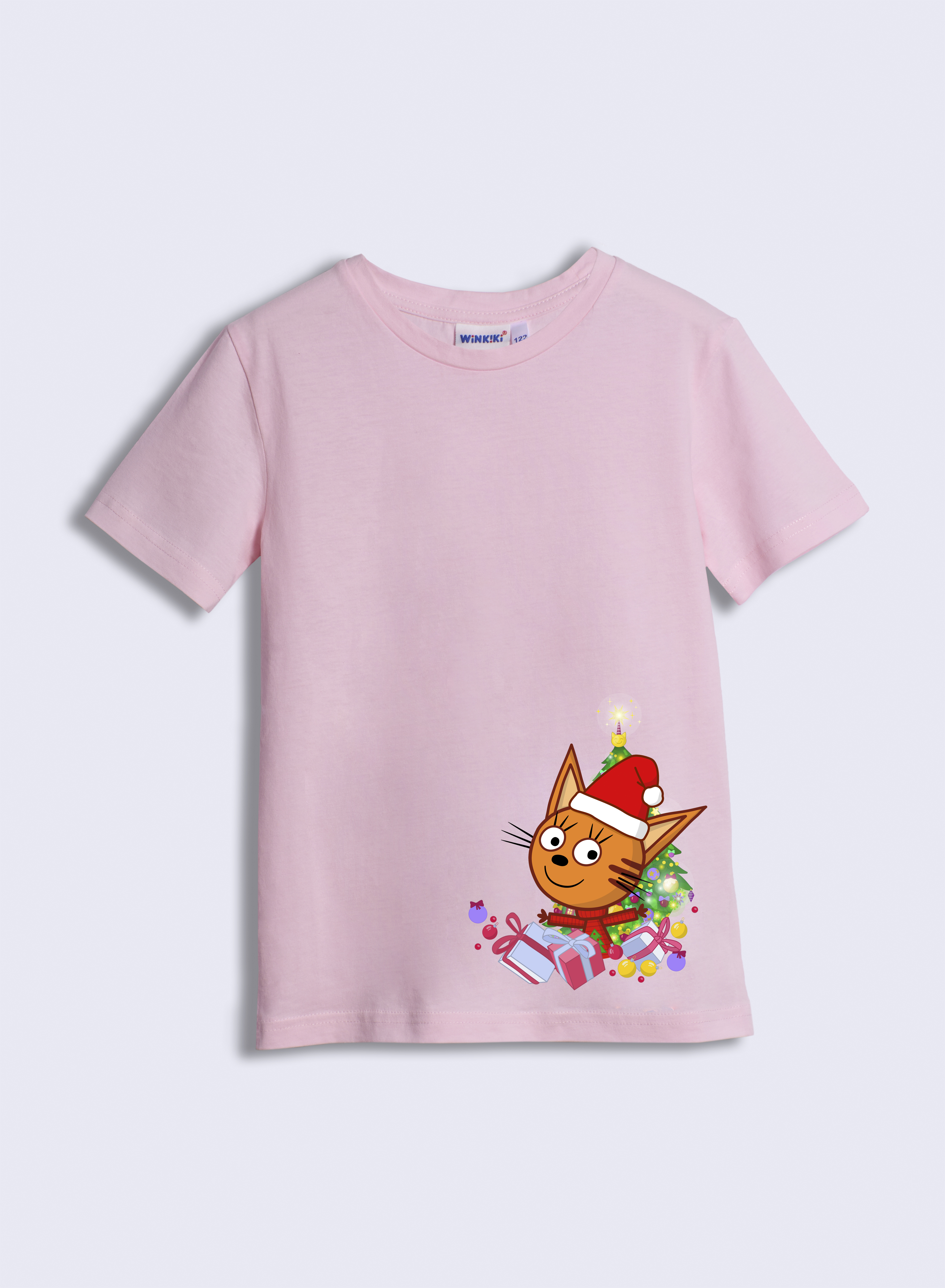 Футболка Три кота TK25252406/Светло-розовый - фото 1