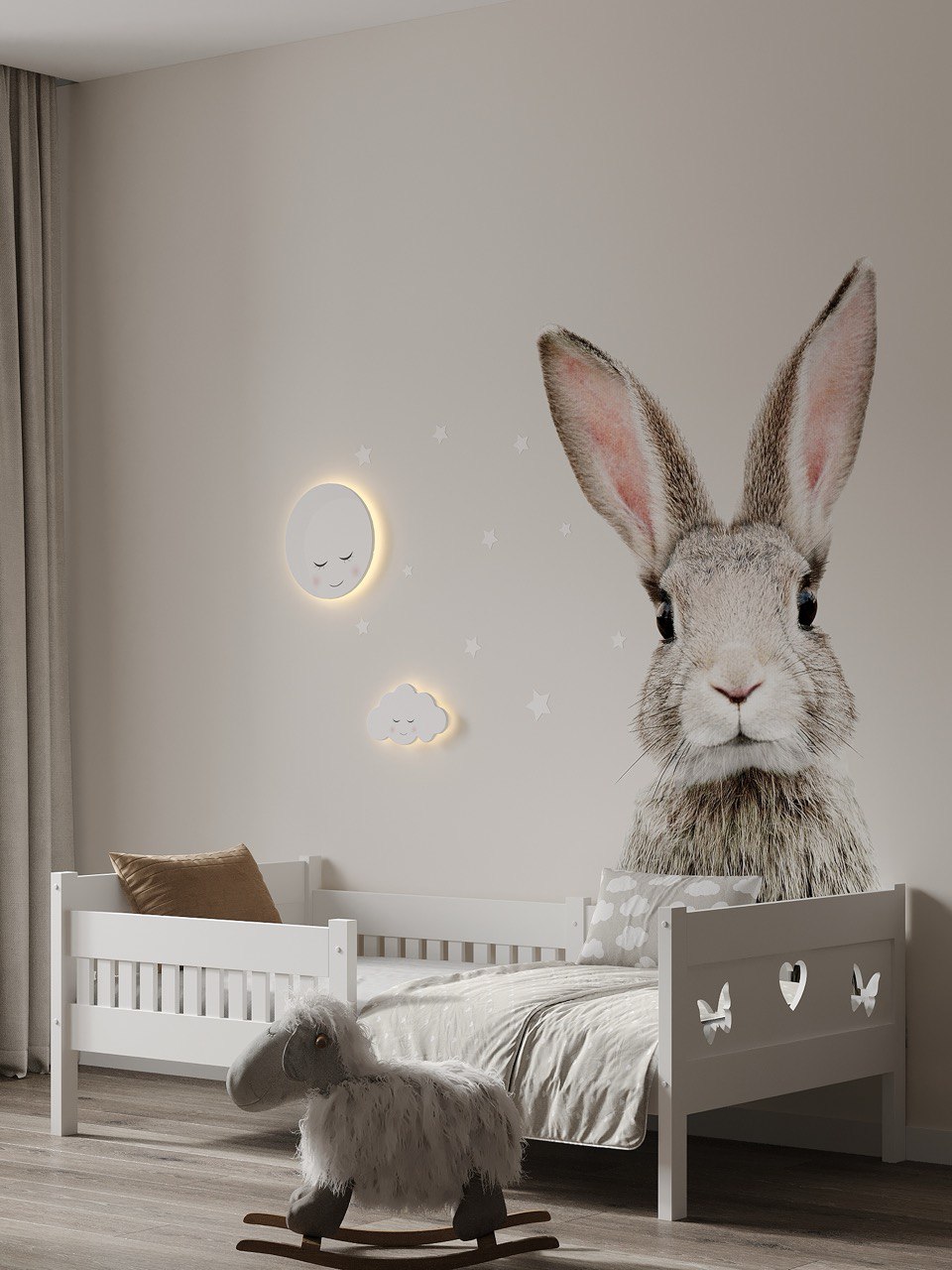 Кровать подростковая Moms charm (серый) - фото 3