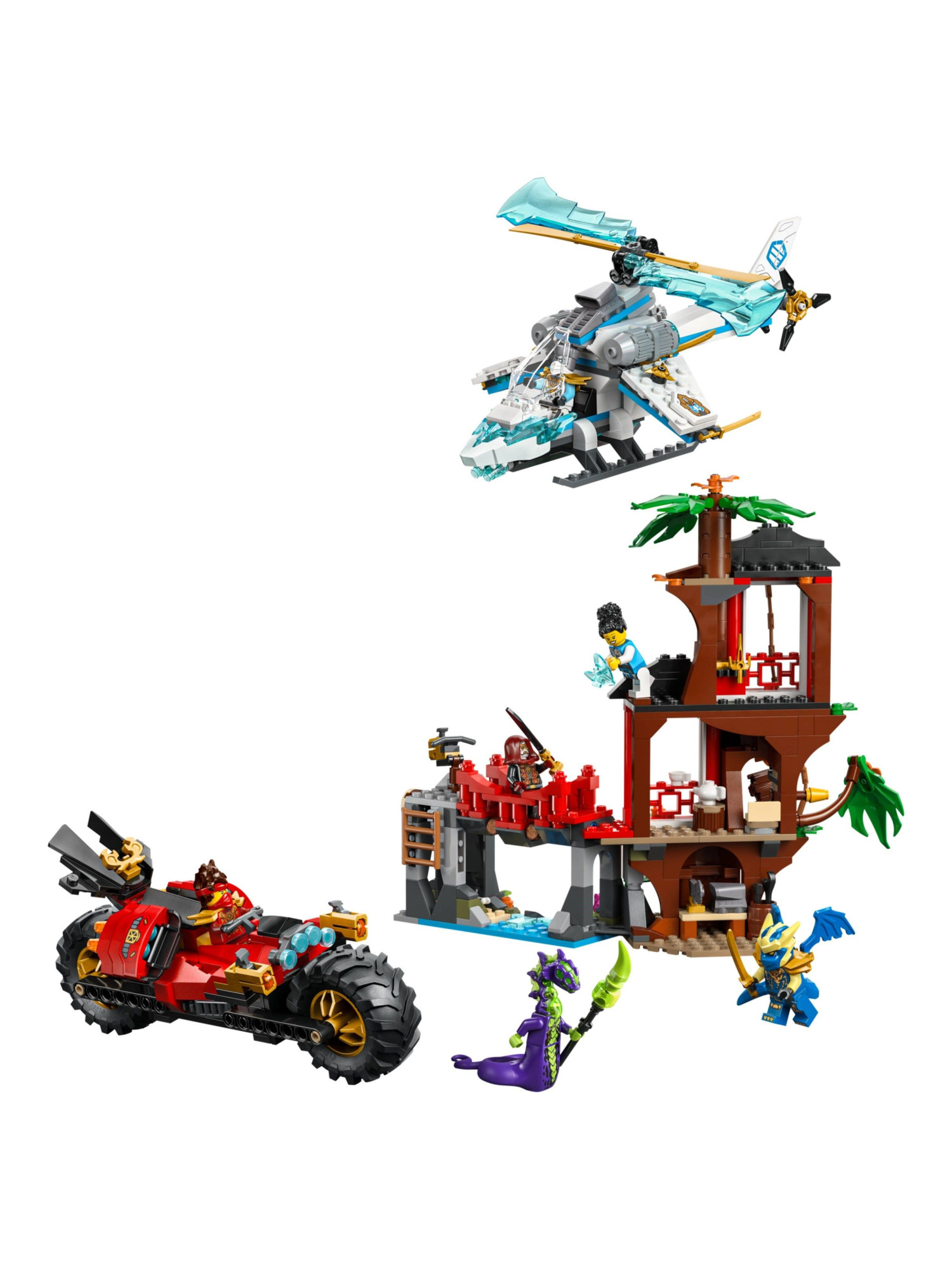 Конструктор LEGO NINJAGO Битва за дом на дереве 642 дет. - фото 8