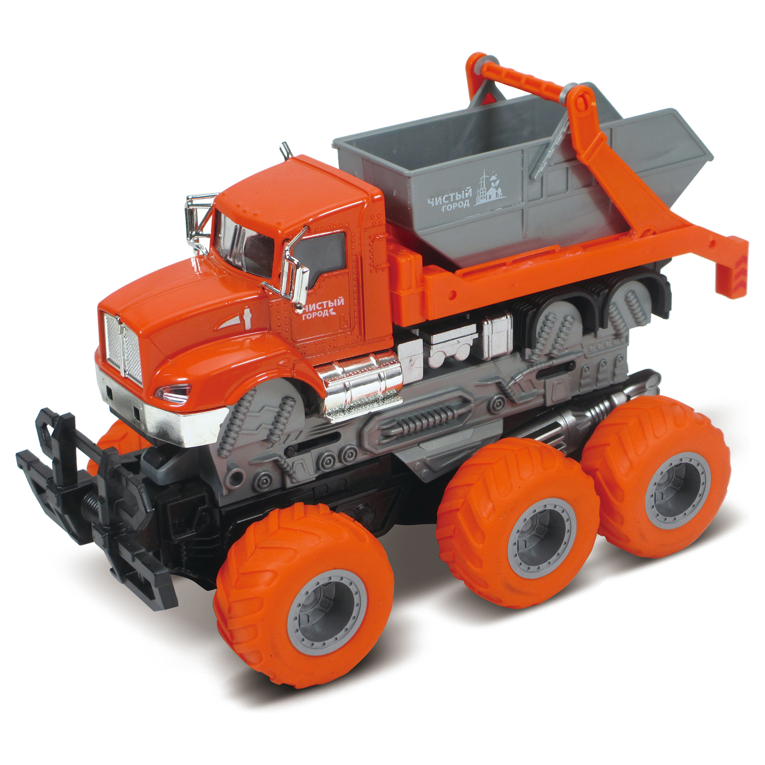 Мусоровоз Funky Toys 1:43 FT61089-МП - фото 1