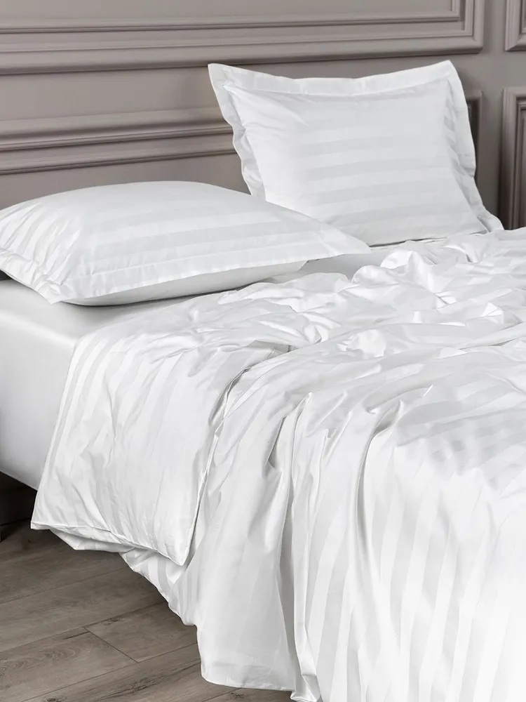 Комплект постельного белья Askona Comfort Stripe 3*3 2.0 евро 3 предм. - фото 2