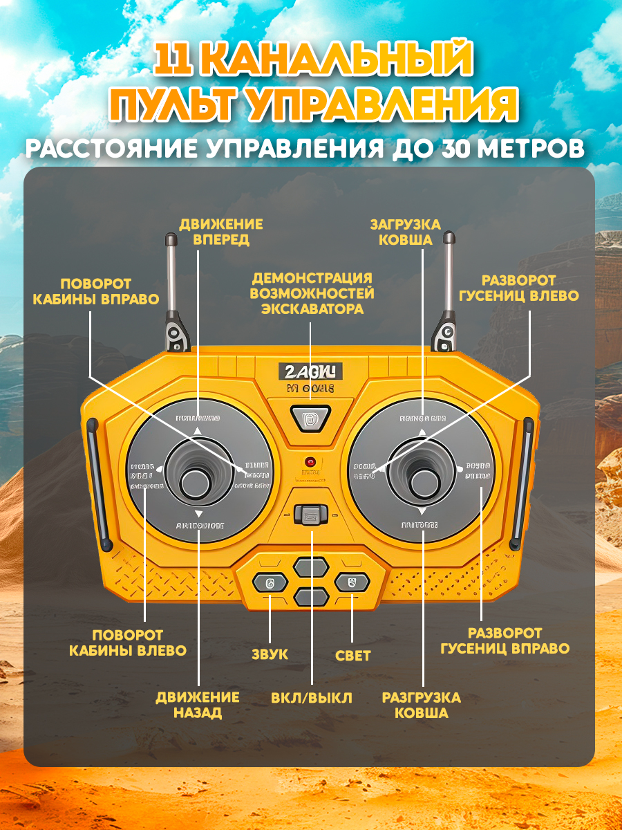 Экскаватор РУ ToviWish - фото 4