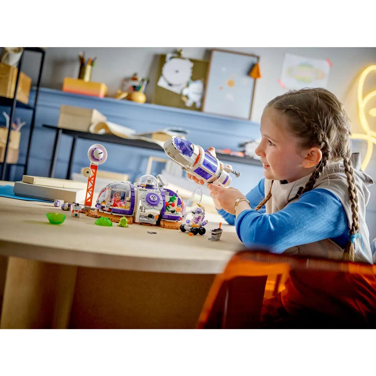 Конструктор LEGO Friends Марсианская база и ракета блочный - фото 10