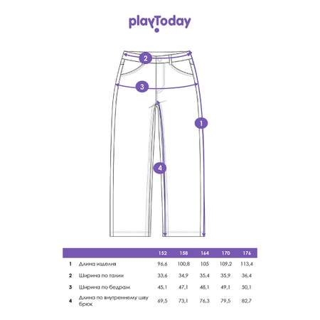 Джинсы PlayToday