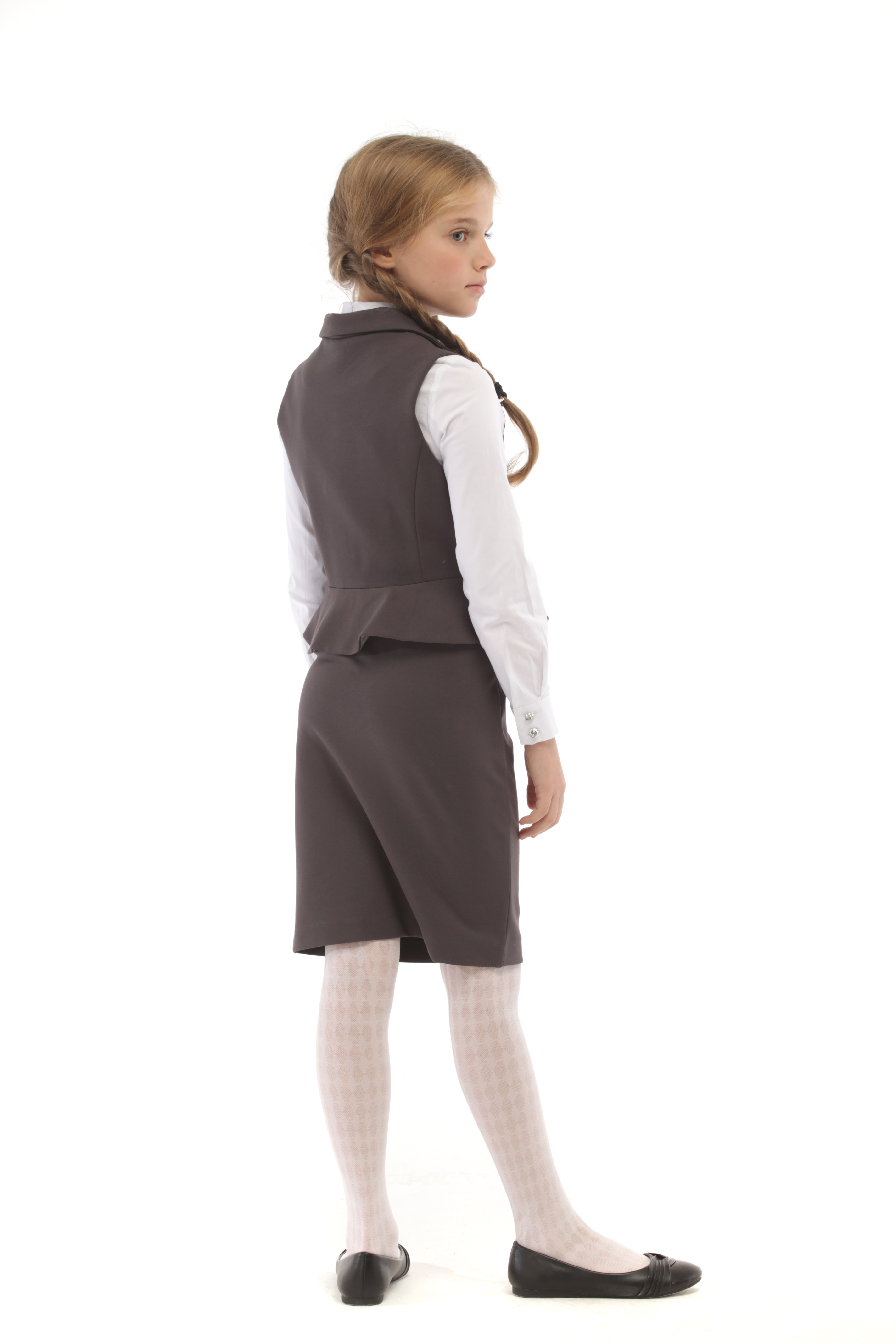 Жилет Stylish AMADEO AV-071-серый - фото 3