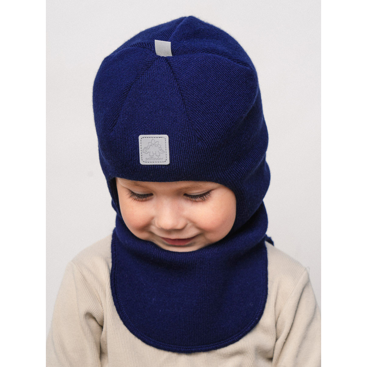 Шапка-шлем ПриКиндер MH3-6070/1 Цвет: Синяя ночь - фото 2