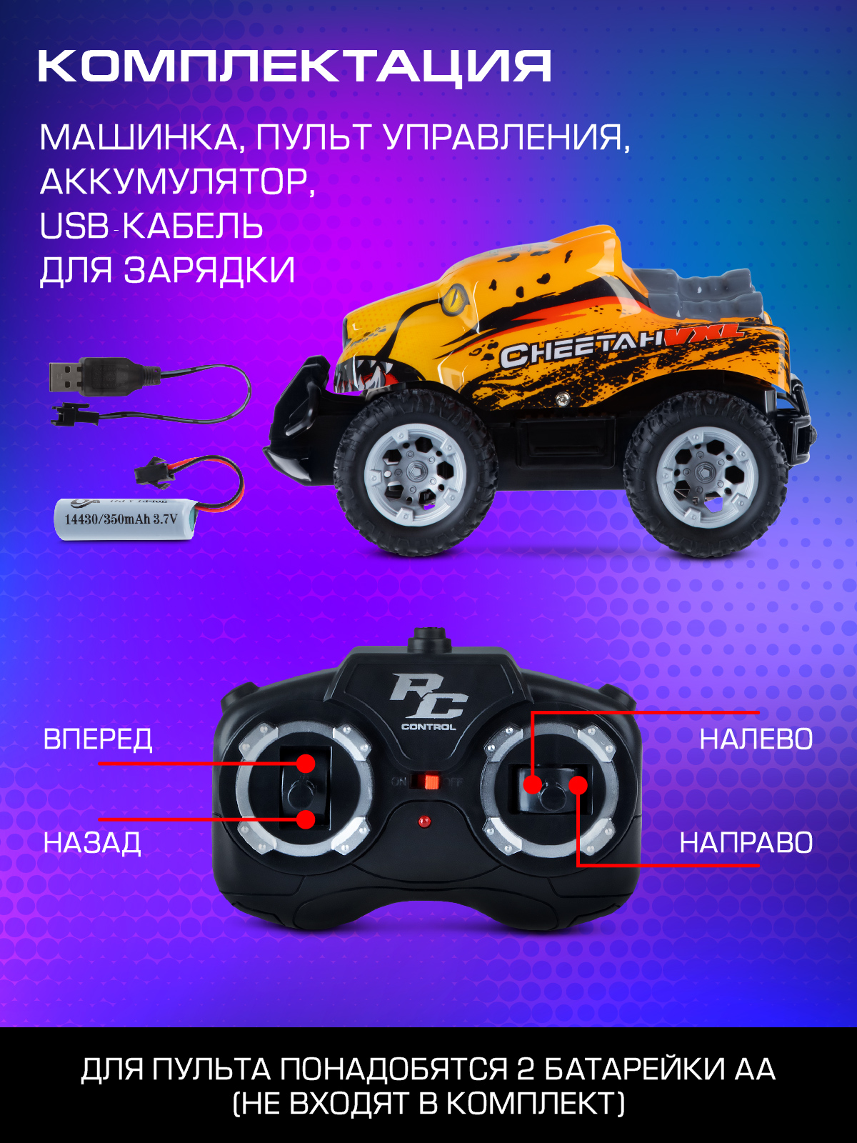 Внедорожник РУ AUTODRIVE 1:24 - фото 3
