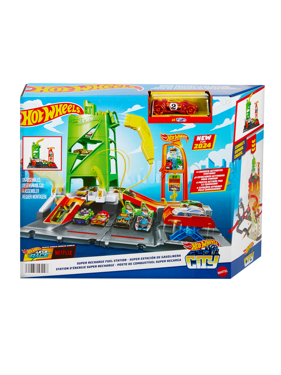 Заправка Hot Wheels HTN79 трек станция для зарядки HTN79 - фото 6