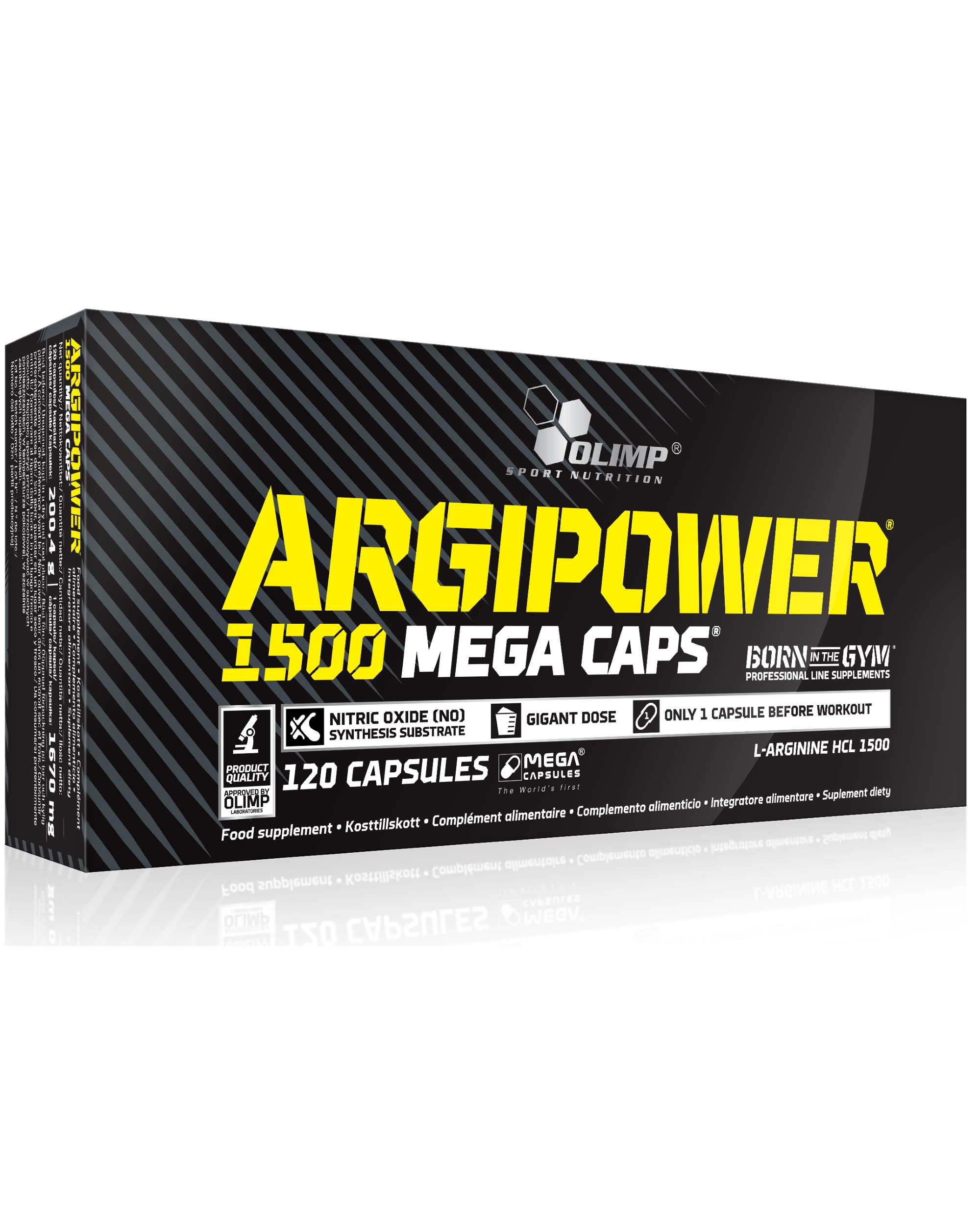 Аргинин Olimp Sport Nutrition ArgiPower 1500 Mega Caps 120 капс - фото 1
