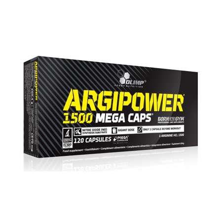 Аргинин Olimp Sport Nutrition ArgiPower 1500 Mega Caps 120 капс
