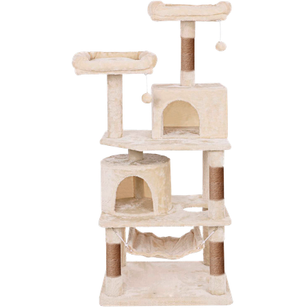 Игровой комплекс для кошек дом Pet БМФ Бежевый