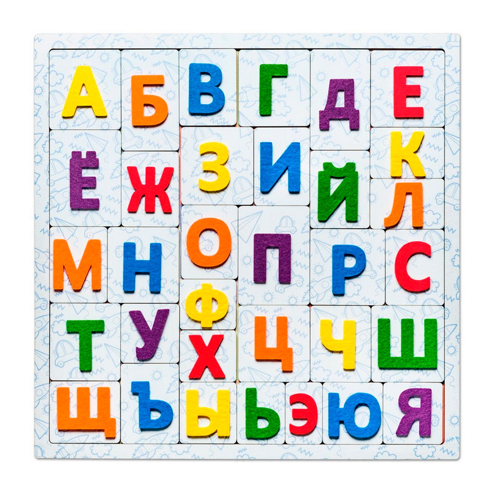 Настольная игра Sima-Land Тактильные буквы - фото 1