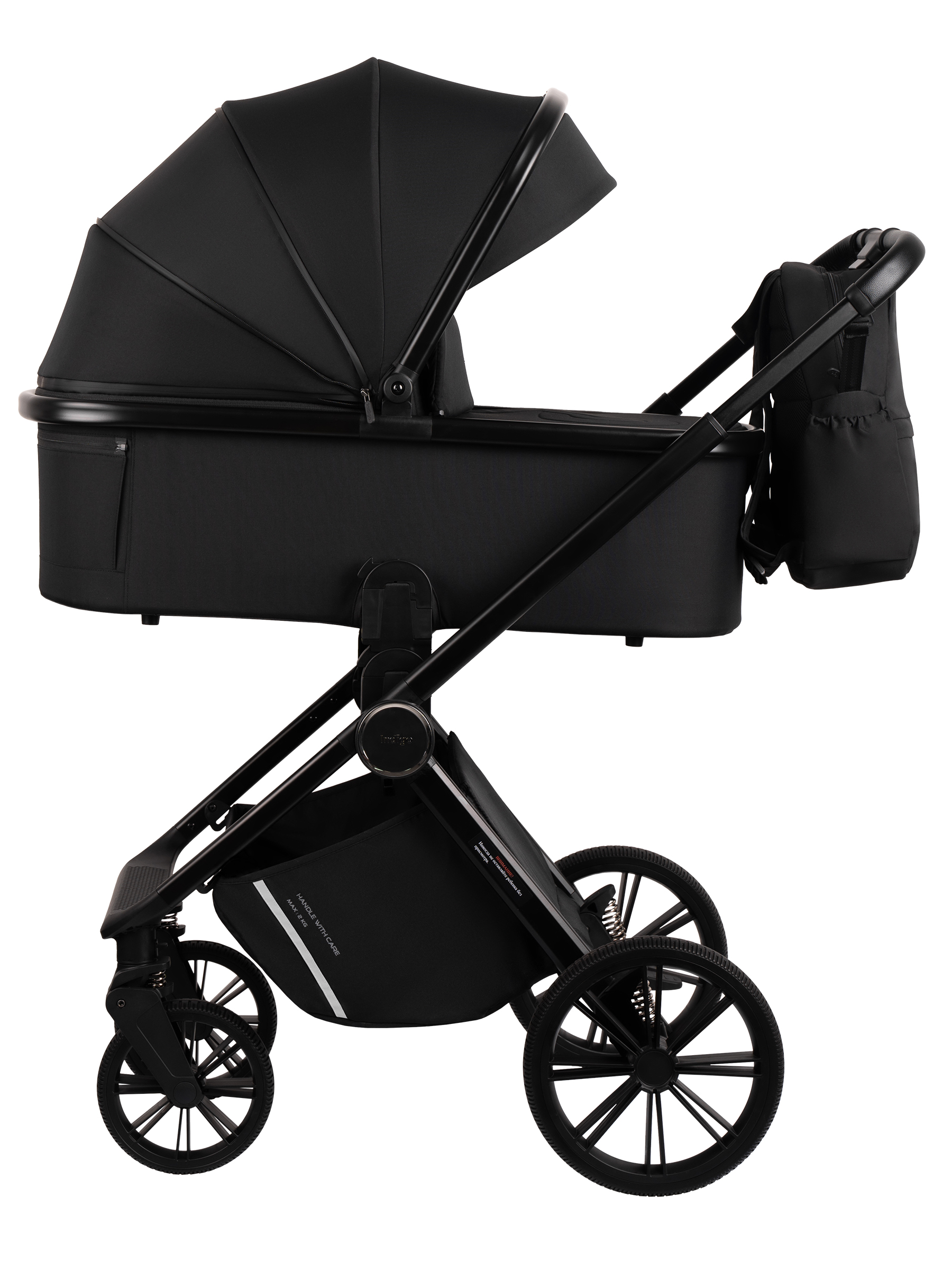 Коляска 3в1 Indigo Sting черный - фото 2