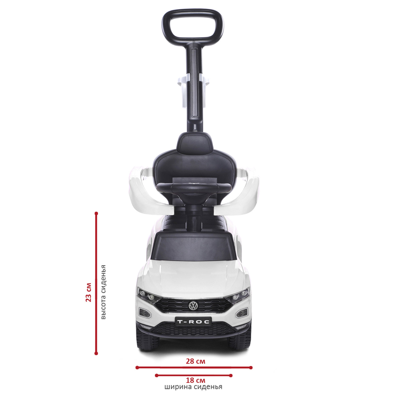 Пушкар BabyCare T-ROC с ручкой - фото 6