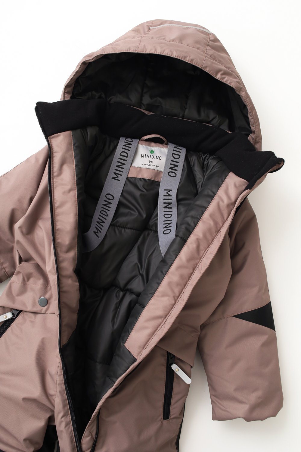 Комбинезон MINIDINO MDW1-OW006/0Комбинезон зимний Super капучино - фото 11