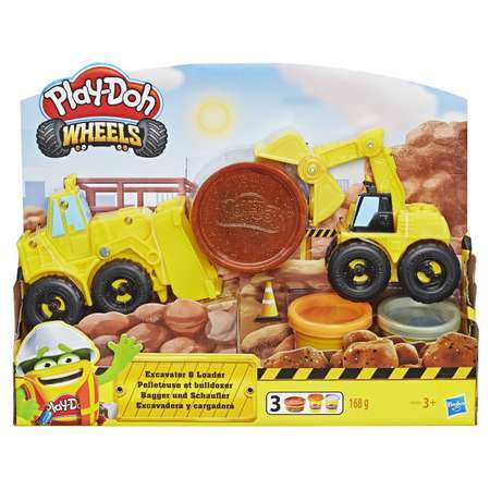 Пластилин Play-Doh Экскаватор