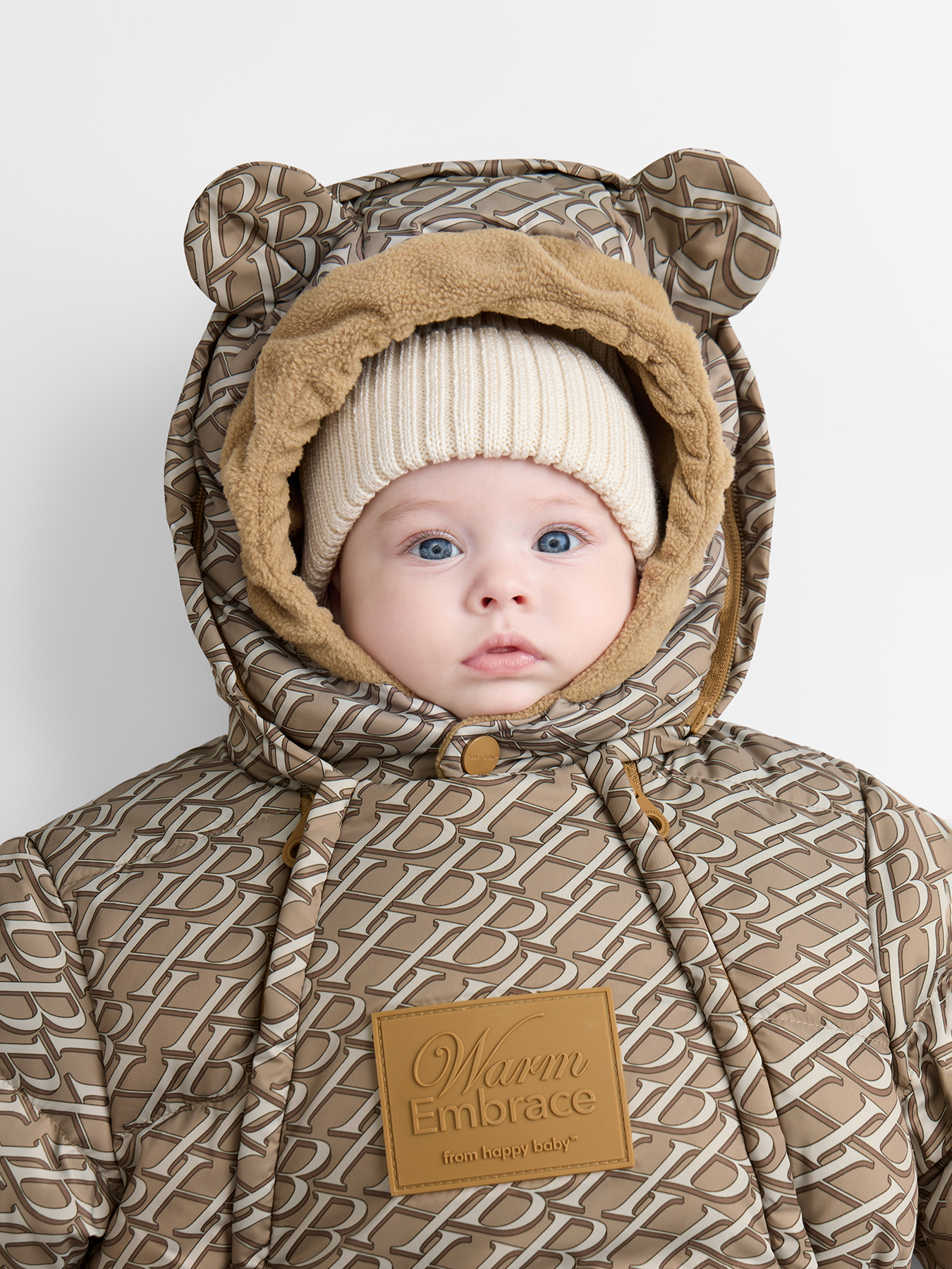 Комбинезон-трансформер Happy Baby 89144-0_beige (letters) - фото 4
