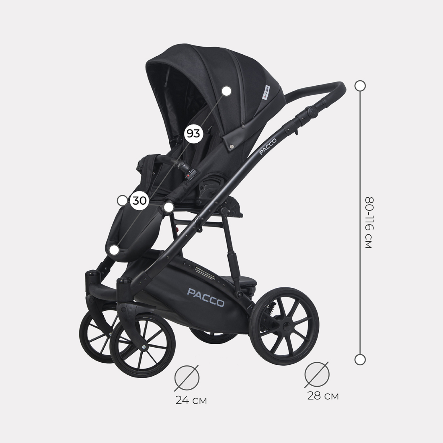 Коляска 2в1 Riko Basic Pacco - фото 4