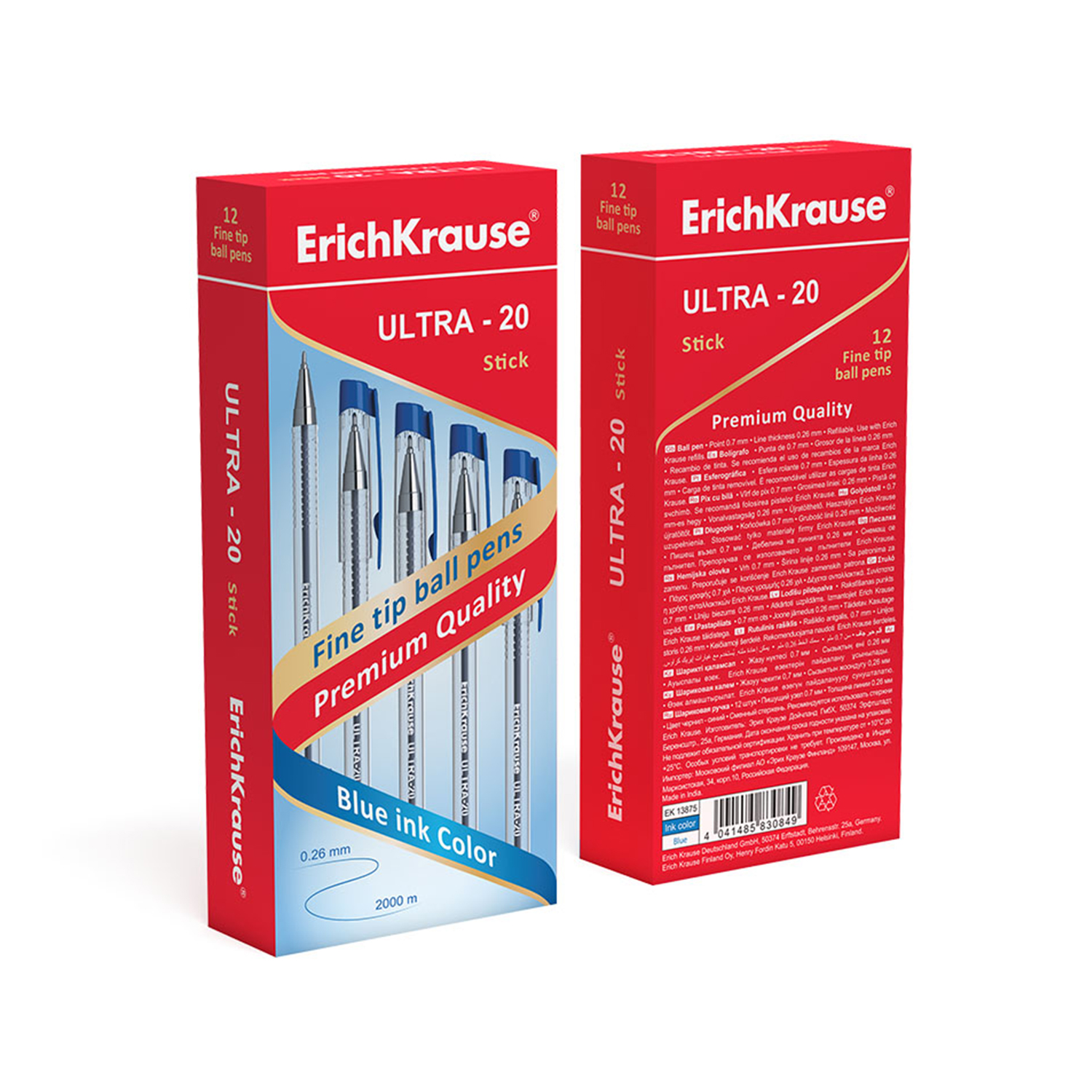Ручка шариковая ErichKrause 12 шт. - фото 5