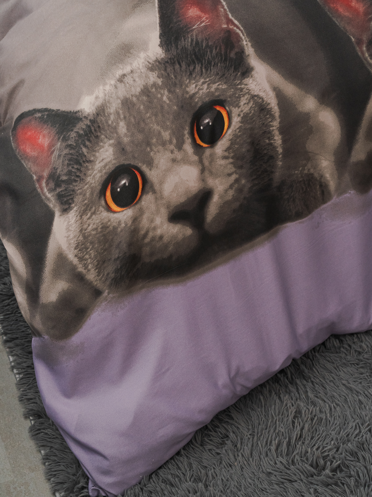 Комплект постельного белья PAVLine Котик двуспальный - фото 35