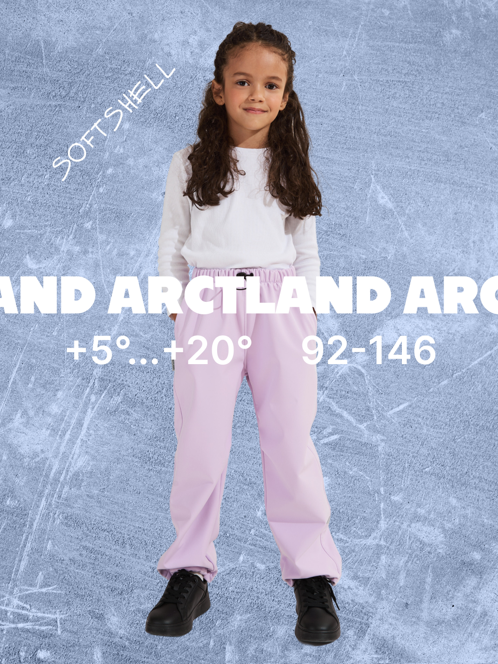 Брюки Arctland s724d_лиловый - фото 2