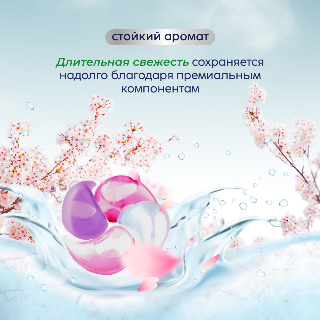 Капсулы для стирки белья MARABU dolomit универсальные 4 в 1 вишня монморанси 50 капсул - фото 9