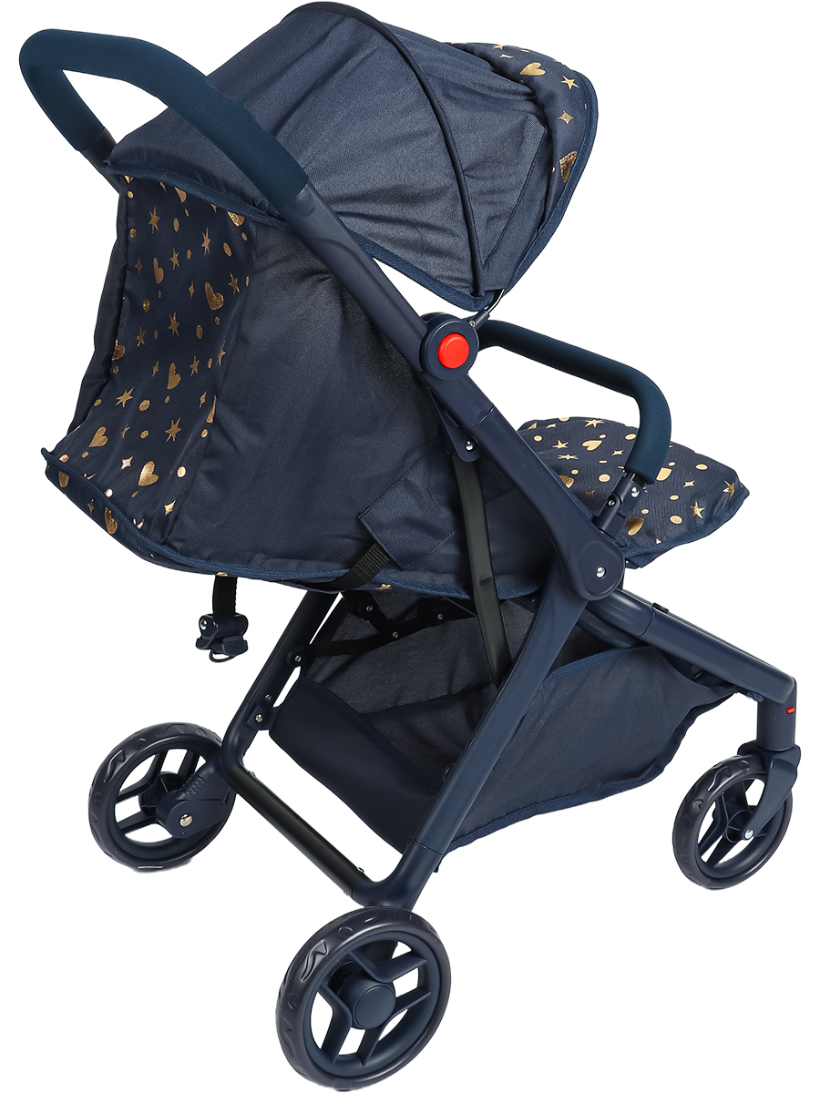 Прогулочная коляска для кукол Рыжий кот 9699-BS - фото 2