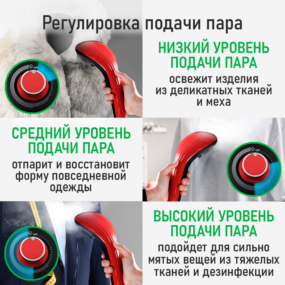 Парогенератор напольный отпариватель MARTA MT-1179 черный рубин - фото 3