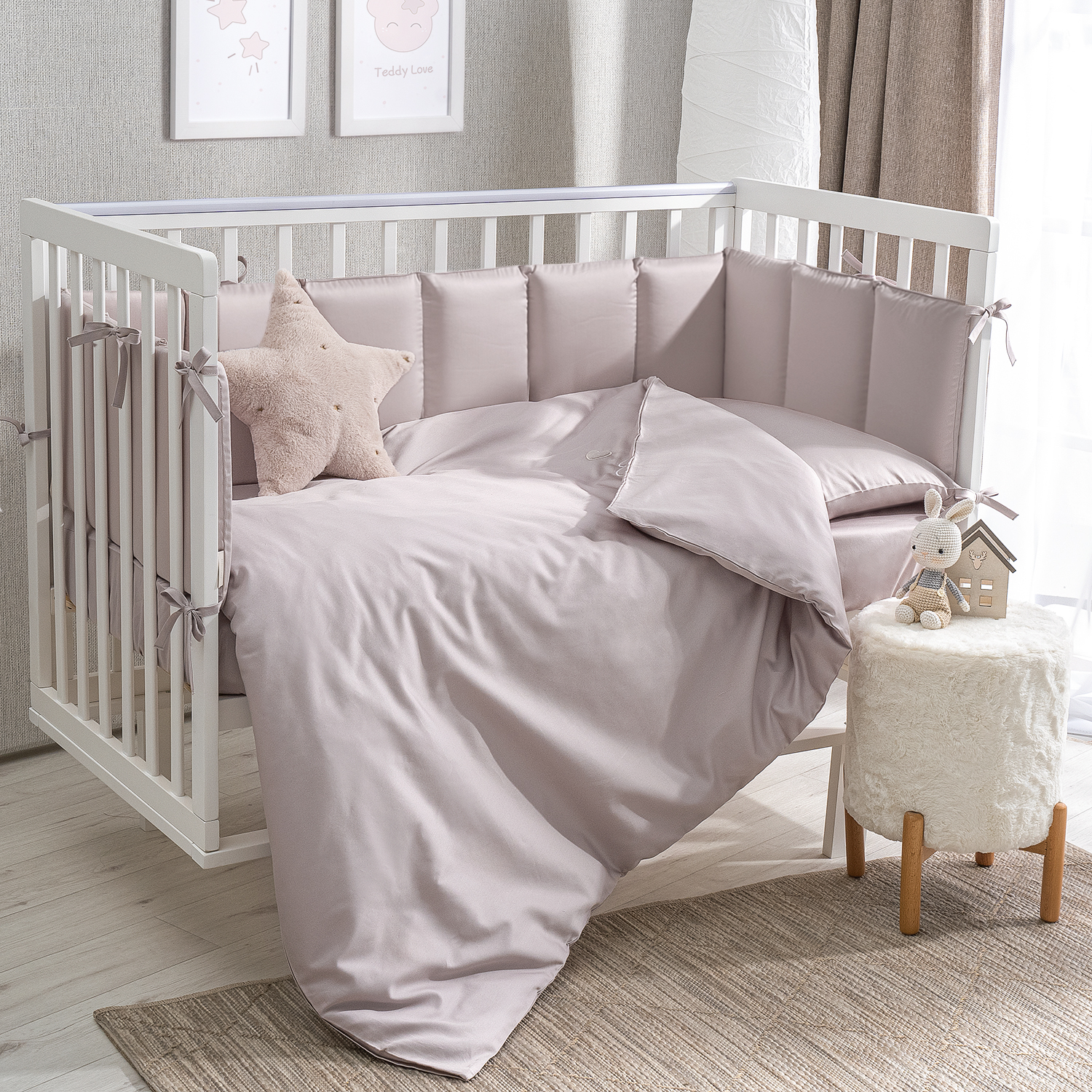 Комплект постельного белья Perina Teddy Sateen Collection детский 6 предм. - фото 2