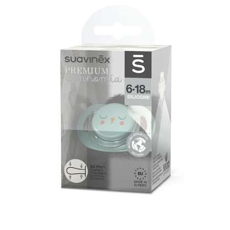 Пустышка Suavinex силикон ортодонтическая от 6 мес.