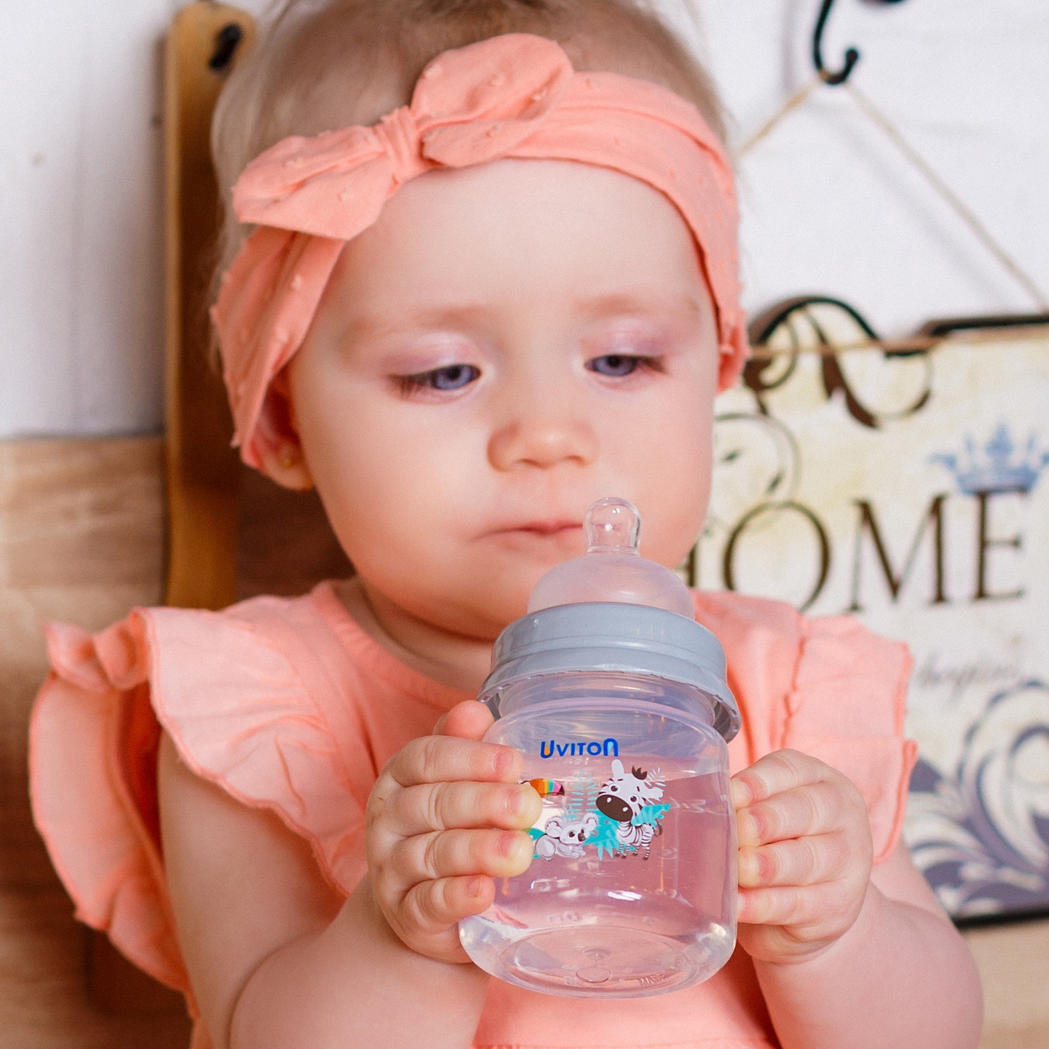 Бутылочка Uviton Anti-Colic 125 мл 1 шт. в ассортименте - фото 18