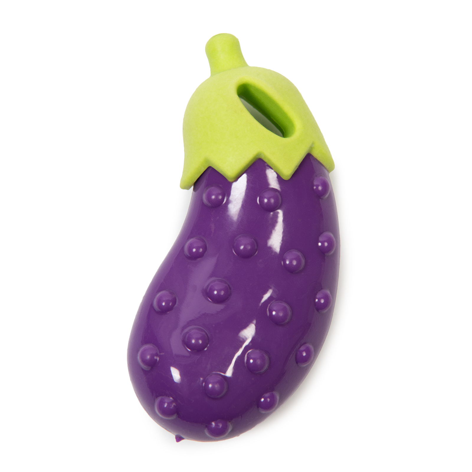 Игрушка для собак Barbaks Баклажан пищит TPR 11см - фото 1