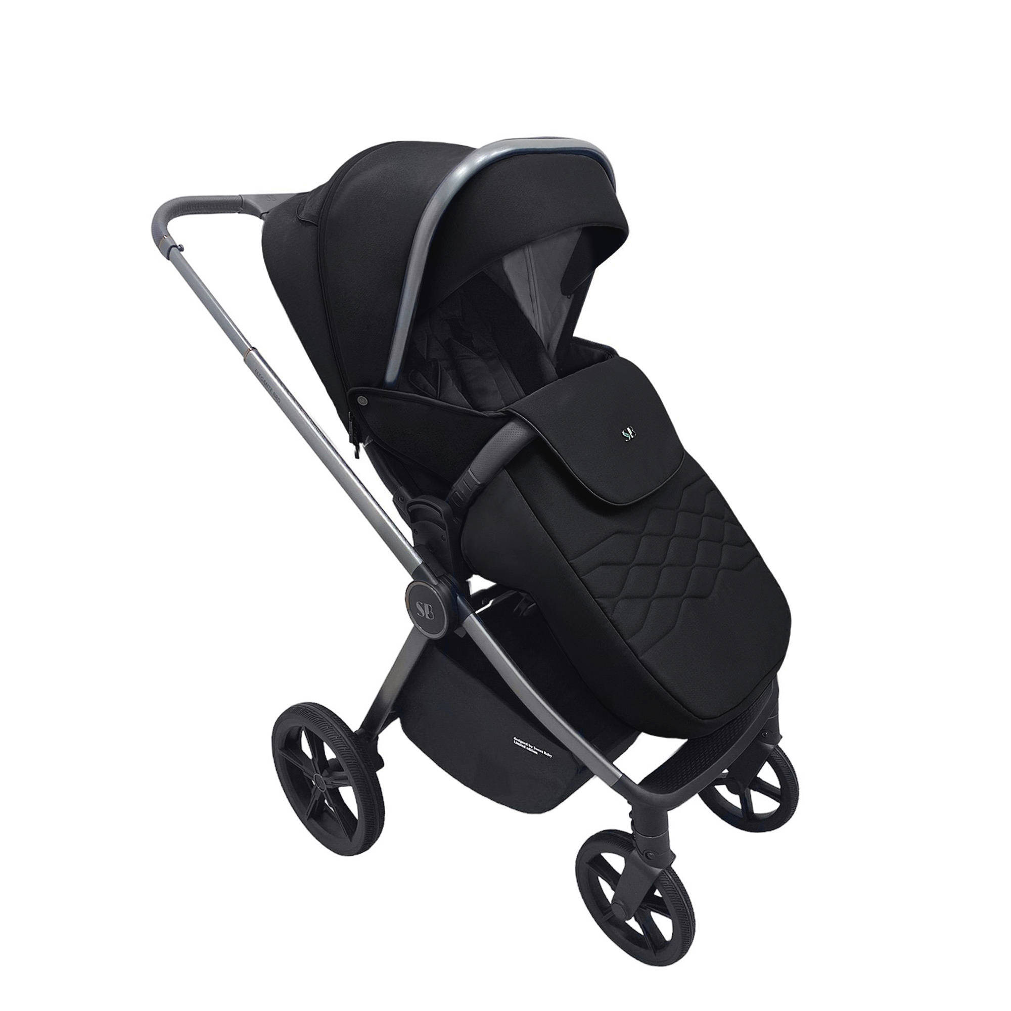 Коляска 2в1 Sweet Baby Elegante BRD Black черный - фото 27