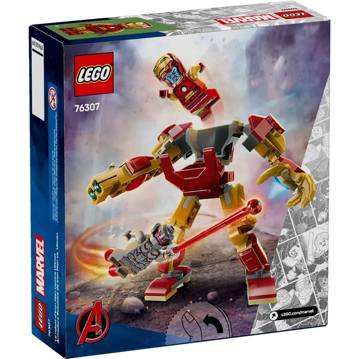 Конструктор LEGO Marvel Super Heroes Железный Человек vs Альтрона блочный - фото 6