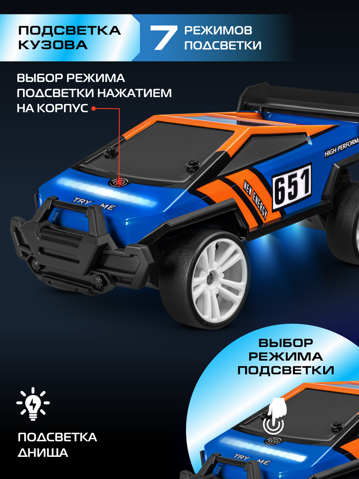 Автомобиль РУ AUTODRIVE 1:18 - фото 3
