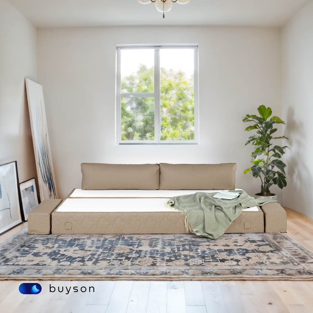 Диван buyson BuyDream Plus бежевый - фото 11