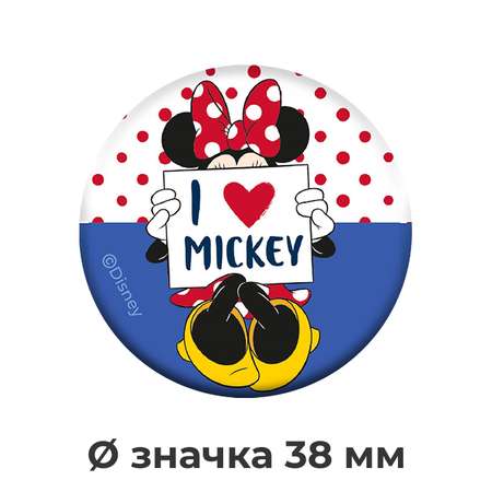 Значок PRIORITY Микки Маус и друзья 4 шт.
