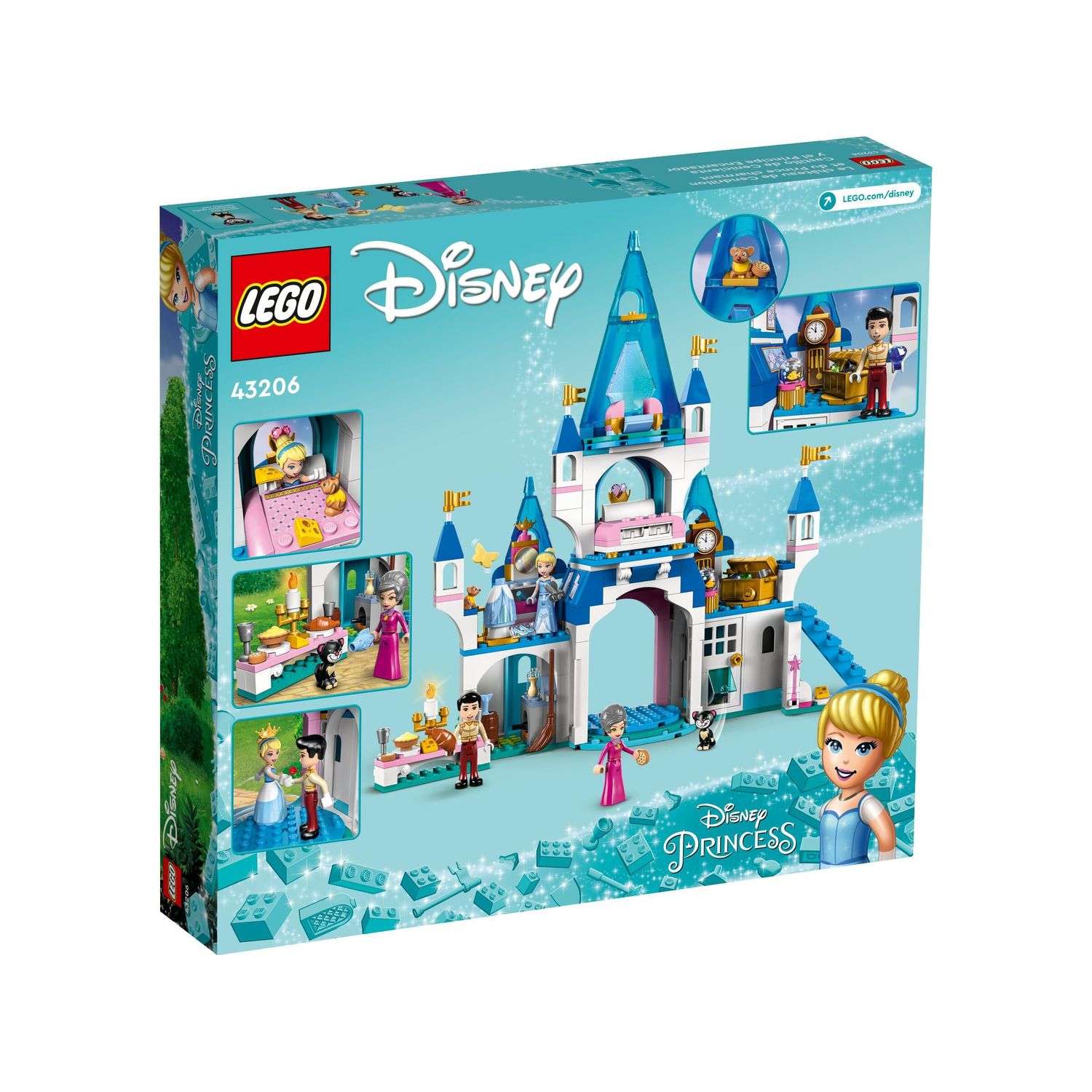 Конструктор LEGO Disney Princess Cinderella and Prince Charming блочный - фото 8