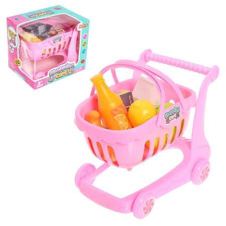 Игровой набор Sima-Land тележки и корзинки, продукты