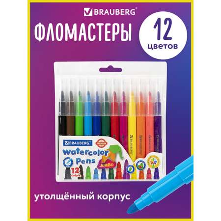 Фломастеры Brauberg 12 цв.