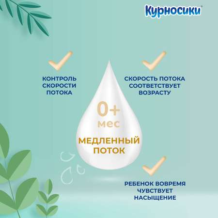 Соска Курносики латекс (медленный поток)