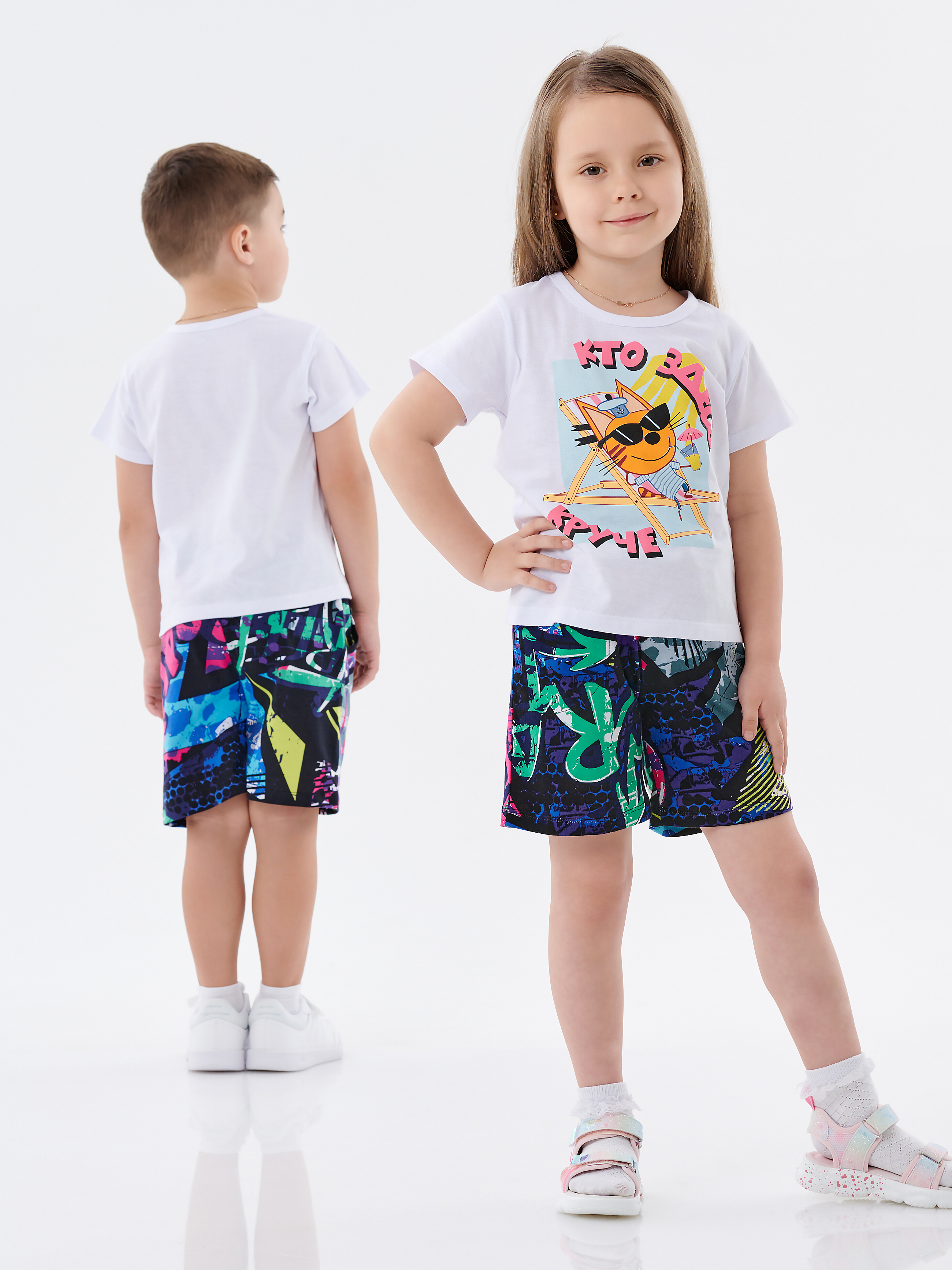 Пижама КрутышОк К-036 белый, абстракция - фото 8